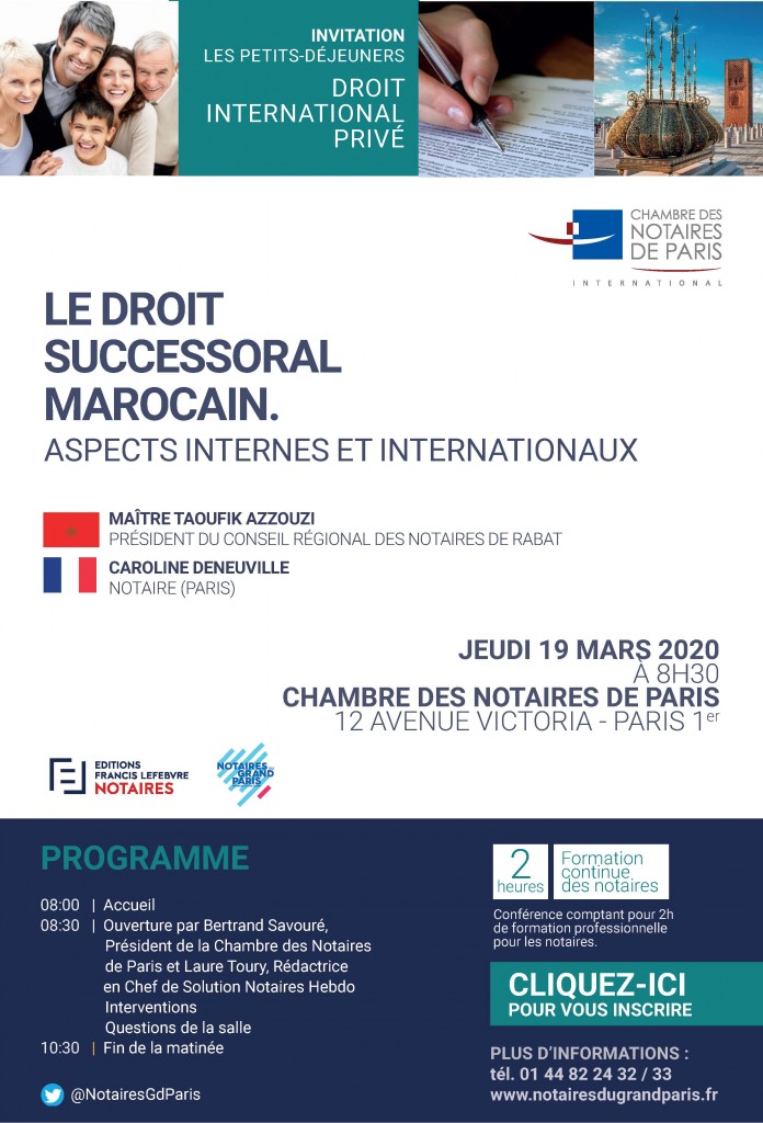 2020-03 - Le droit successoral marocain, aspects internes et internationaux (1)